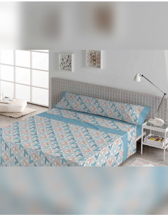 Sábanas Karamelo ANTIA Azul 2